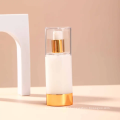 Animal de compagnie de lotion cosmétique blanche transparente bouteille sans air